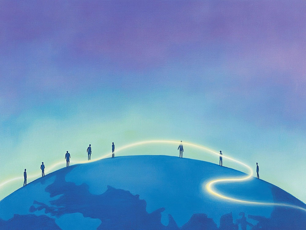 cultivating belonging across world illustration