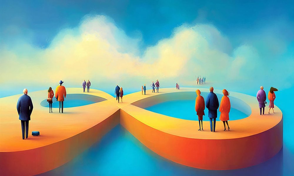 people at points of polarity loop
